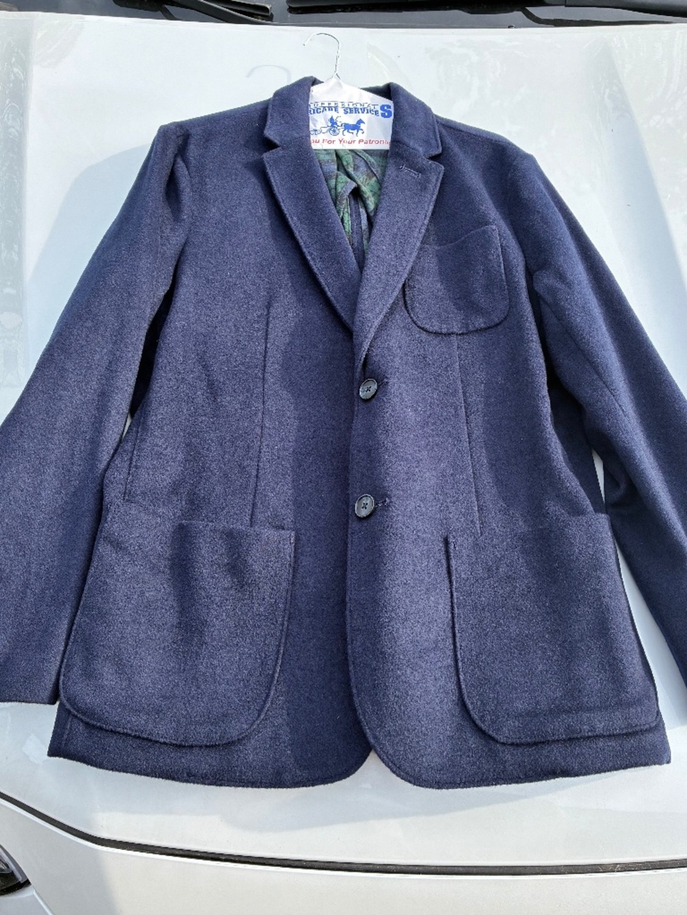 Men’s Twill Wool Blazer (Brand New)